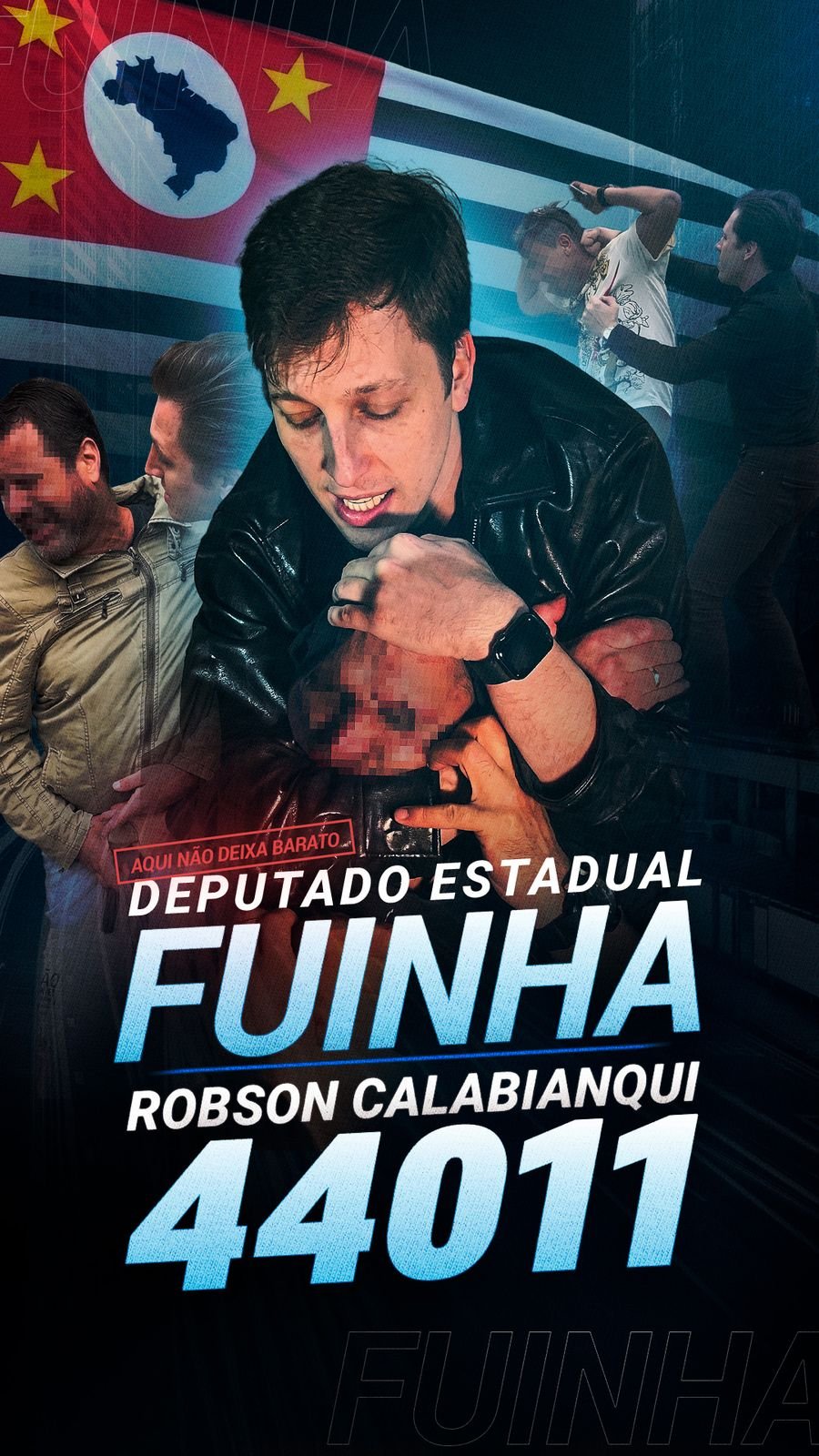 Fuinha, Robson Calabianqui, candidato a Deputado Estadual por São Paulo, número 44011